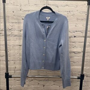 Aerie Light Blue Button-Up Cardigan